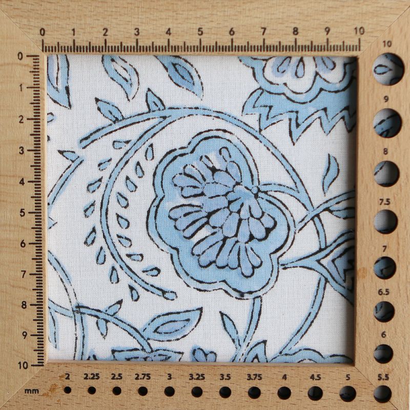 Amayra - Tissu indien coton hand block traditionnel Amayra - Tissu indien coton hand block traditionnel