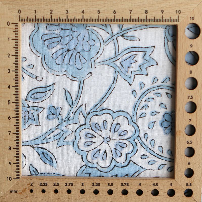 Amayra - Tissu indien coton hand block traditionnel Amayra - Tissu indien coton hand block traditionnel
