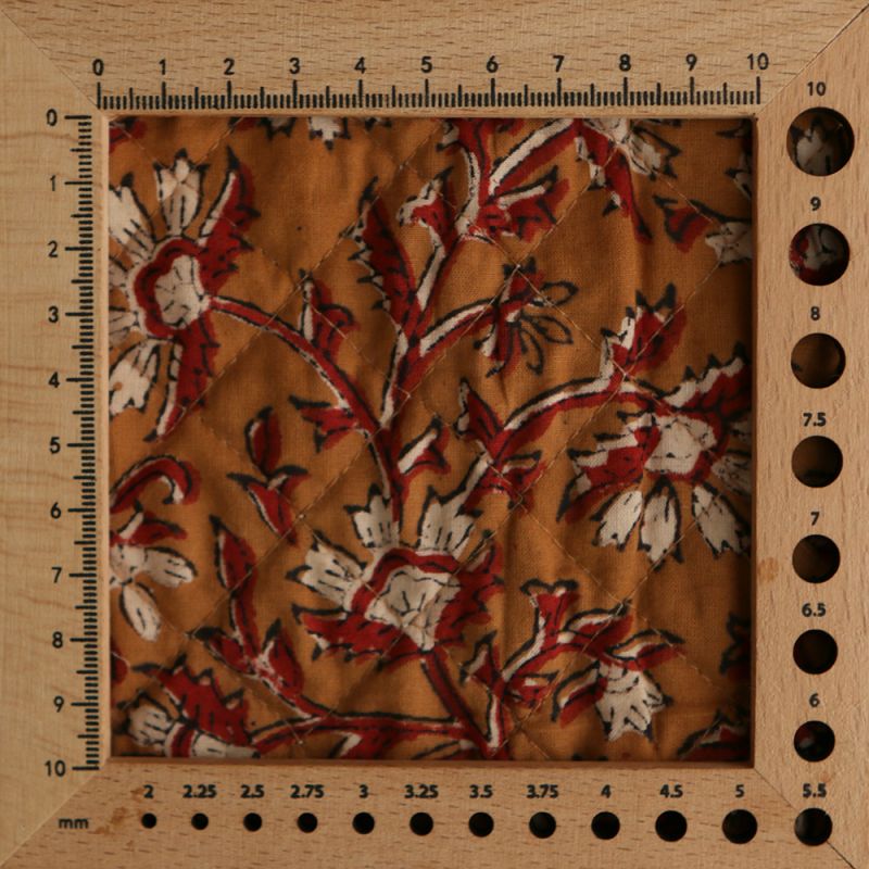 copy of Kamala - Tissu indien matelassé double face coton hand block teal largeur 100cm copy of Kamala - Tissu indien matelassé double face coton hand block teal largeur 100cm