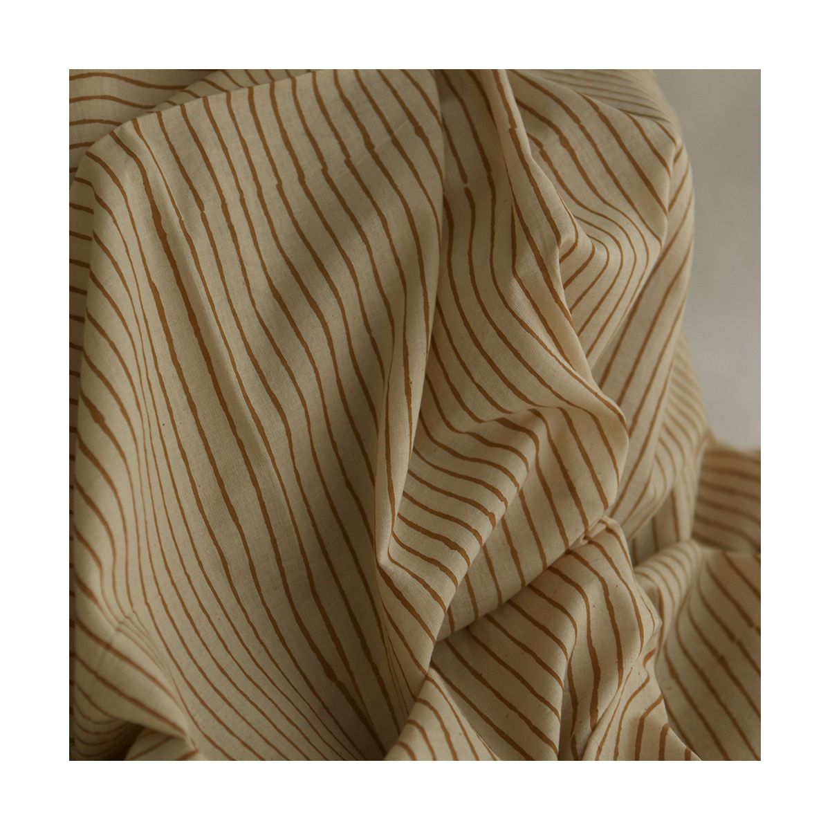 Tissu indien coton hand block traditionnel rayures Tissu indien coton hand block traditionnel rayures