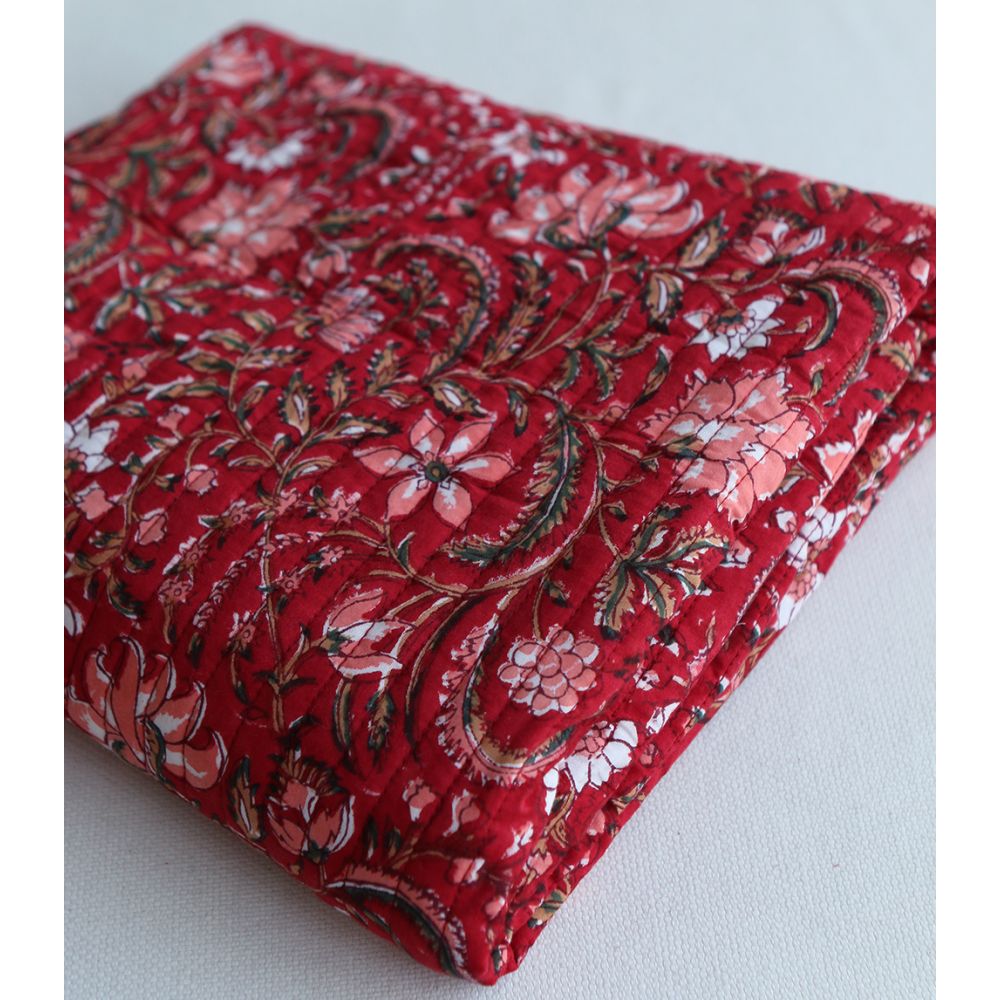 copy of Neha - Tissu indien matelassé double face coton hand block largeur 100cm copy of Neha - Tissu indien matelassé double face coton hand block largeur 100cm