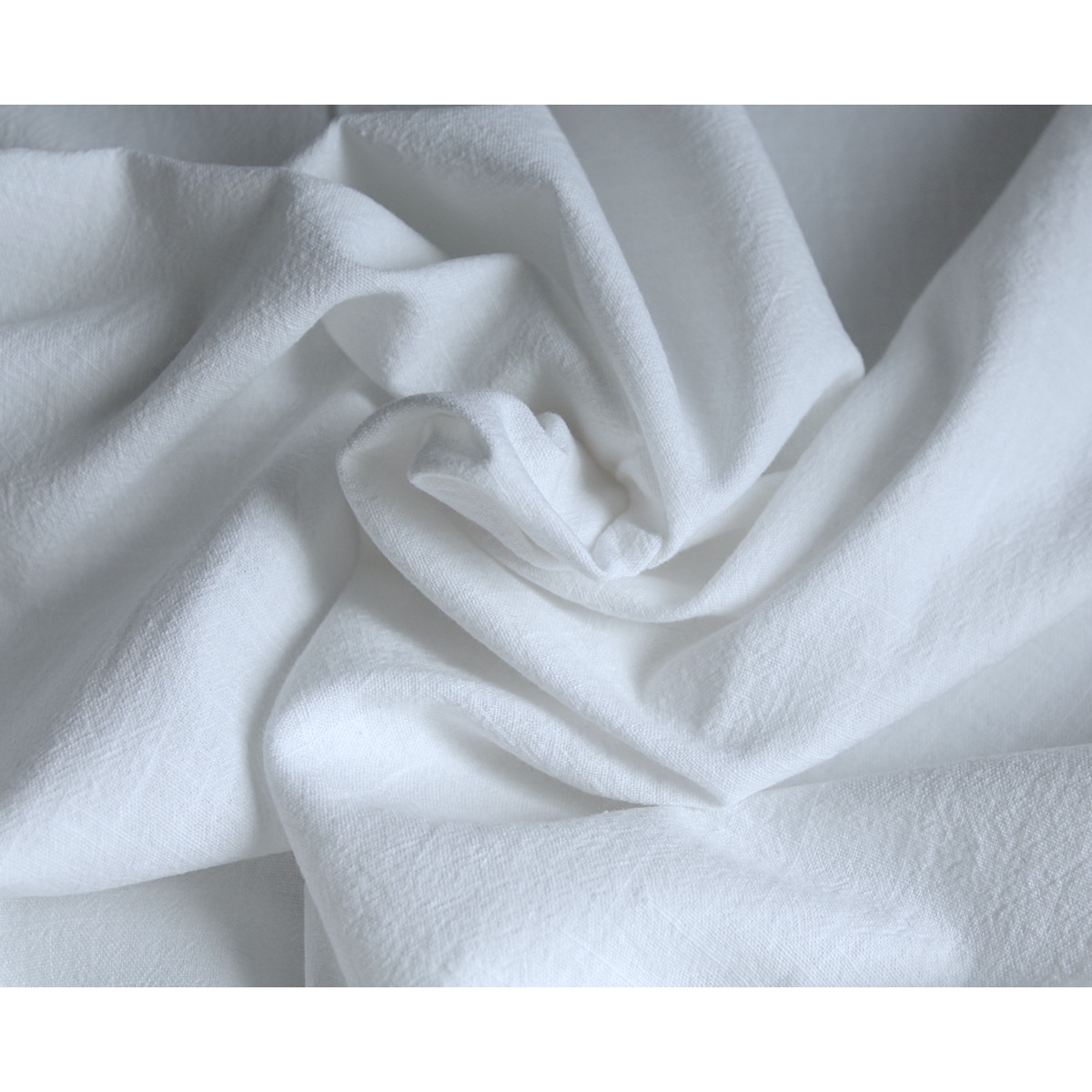 Coton lavé bio coloris blanc Qualité Oeko-tex - 3 Coton lavé bio coloris blanc Qualité Oeko-tex - 3