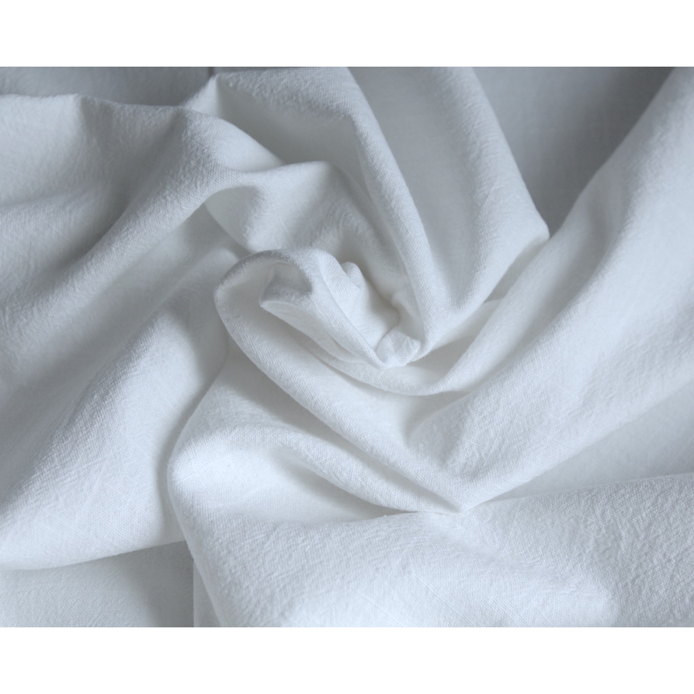 Coton lavé bio coloris blanc Qualité Oeko-tex - 3 Coton lavé bio coloris blanc Qualité Oeko-tex - 3