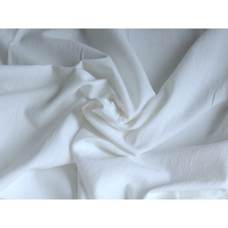 Coton lavé bio coloris blanc Qualité Oeko-tex - 4 Coton lavé bio coloris blanc Qualité Oeko-tex - 4