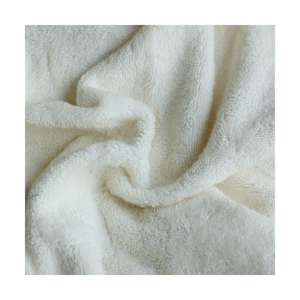 Tissu éponge épaisse100% coton non blanchi Bio organique Tissu éponge épaisse100% coton non blanchi Bio organique