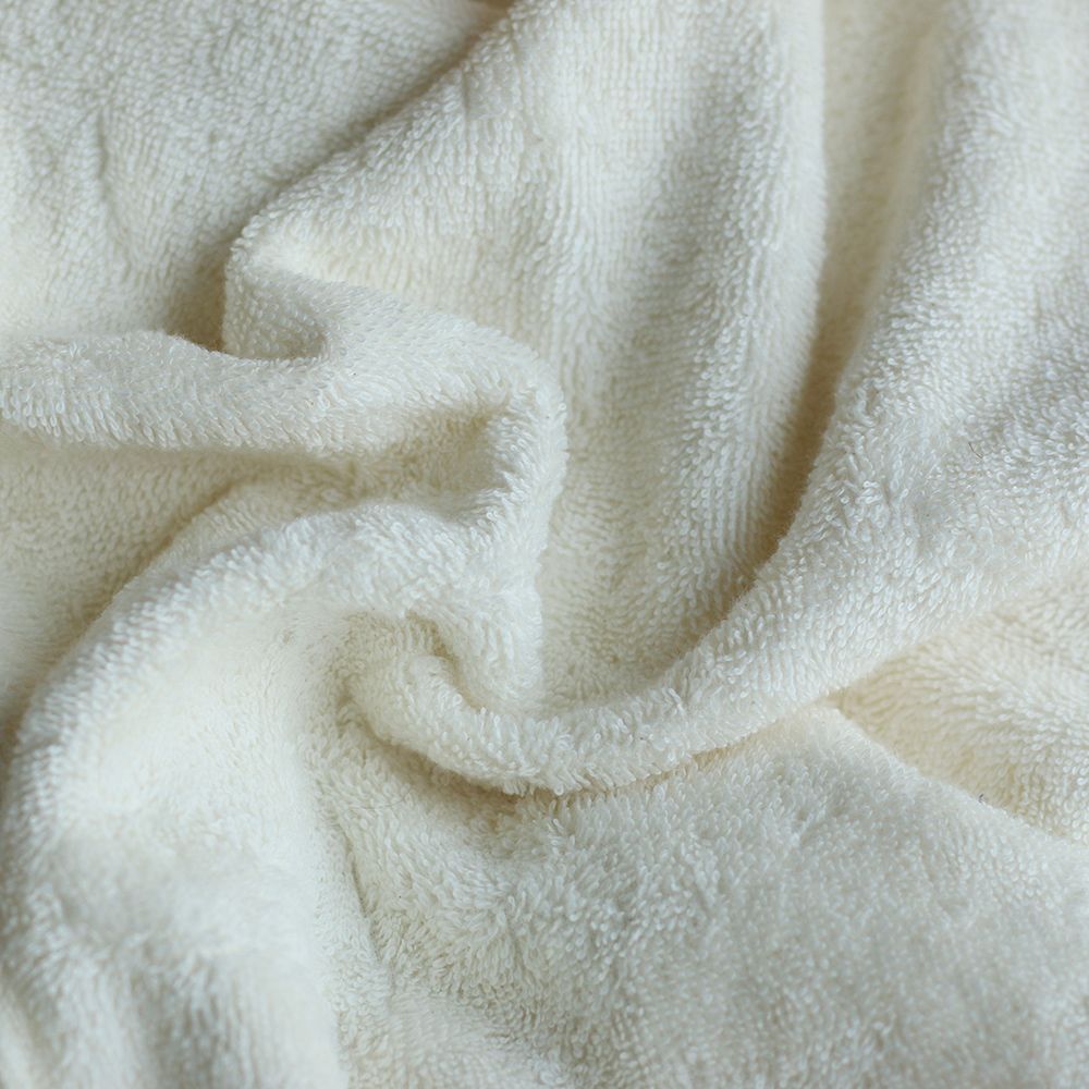 Tissu éponge épaisse100% coton non blanchi Bio organique Tissu éponge épaisse100% coton non blanchi Bio organique