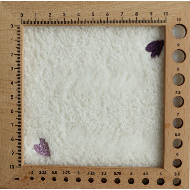 Teddy / moumoute sherpa bouclettes broderies coeurs Teddy / moumoute sherpa bouclettes broderies coeurs