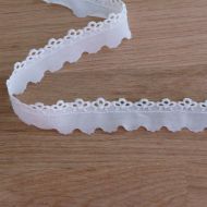 Galon coton broderie blanc20mm x1m