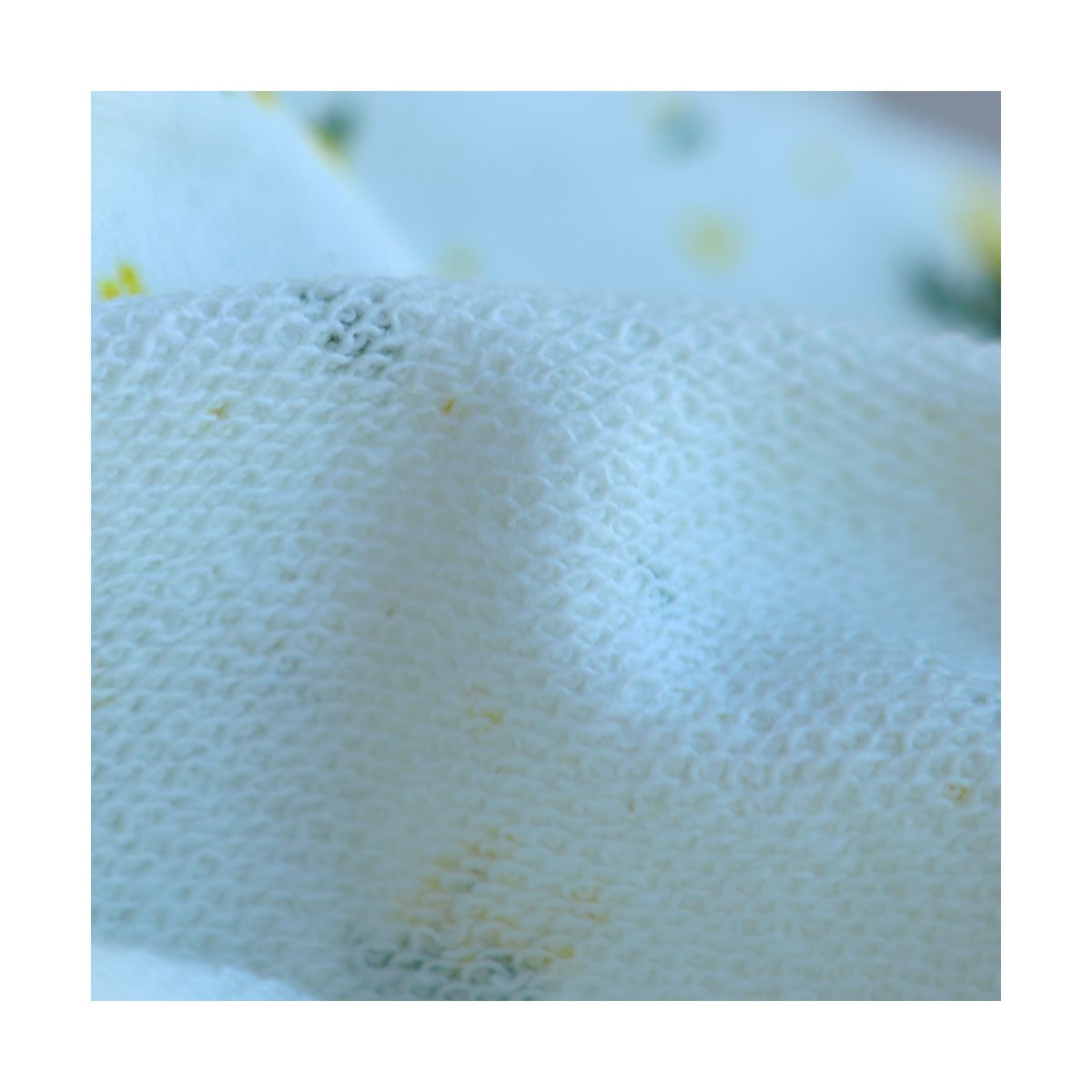 Mimosa - Sweat mélange de coton bouclettes motif exclusif Mimosa allégé Mimosa - Sweat mélange de coton bouclettes motif exclusif Mimosa allégé