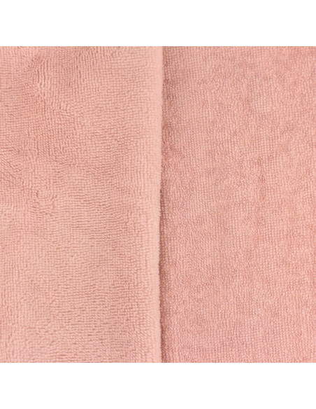 Eponge bambou / coton doudou coloris rose nude