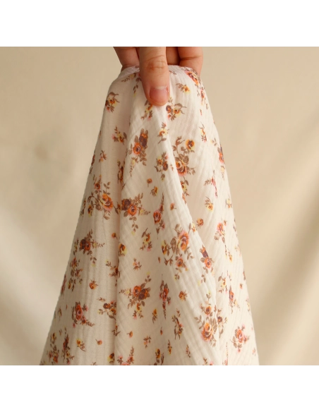 Nina - Double gaze de coton BIO motif exclusif