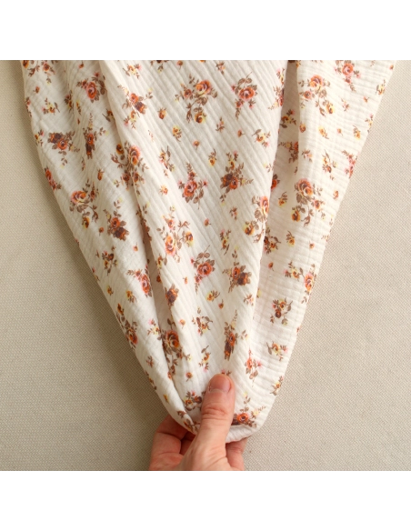 Nina - Double gaze de coton BIO motif exclusif