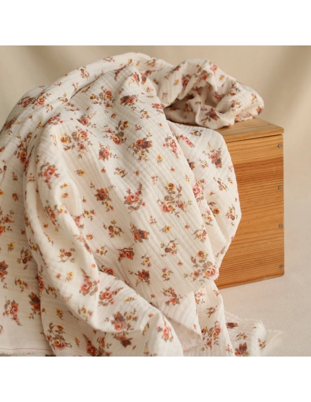 Nina - Double gaze de coton BIO motif exclusif