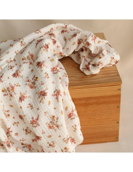 Nina - Double gaze de coton BIO motif exclusif