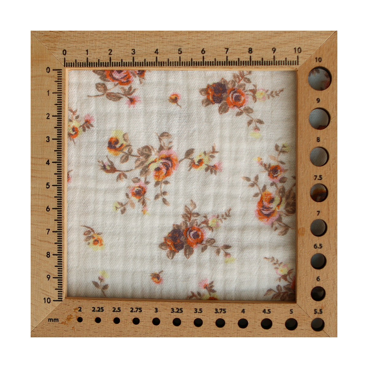 Nina - Double gaze de coton BIO motif exclusif Nina - Double gaze de coton BIO motif exclusif