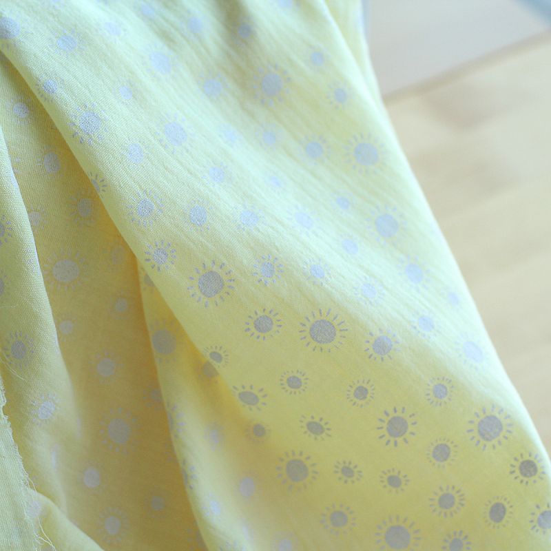 copy of Priya - Double gaze de coton coloris fond magenta fleuri façon hand block