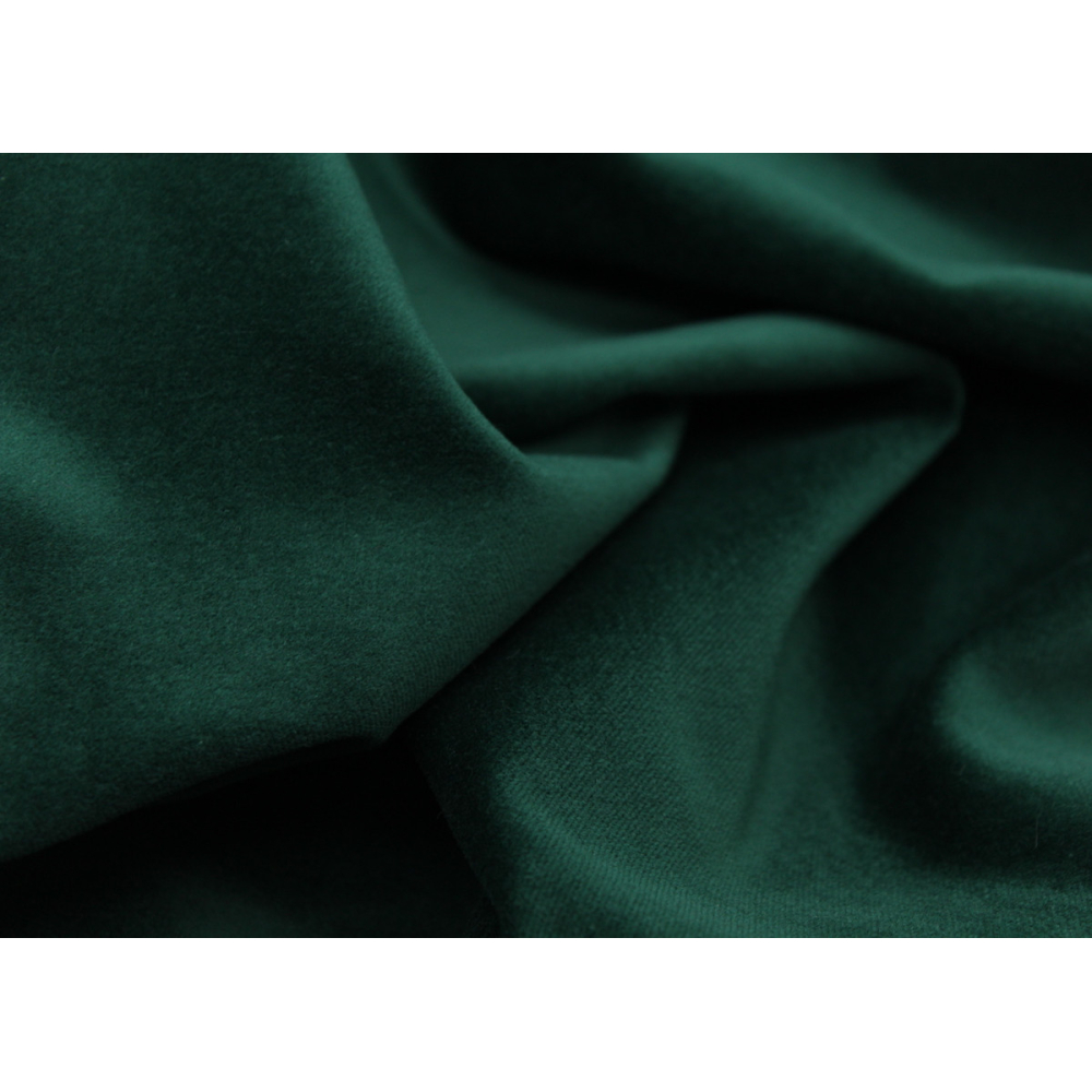 Velours ras coton organique coloris vert sapin Velours ras coton organique coloris vert sapin