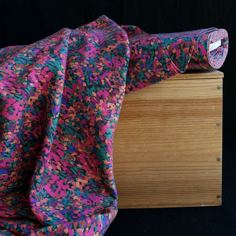 Aline - Viscose Ecovero Nerida Hansen imprimé abstrait coloré