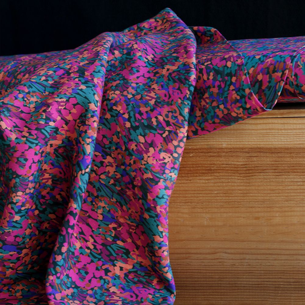 Aline - Viscose Ecovero Nerida Hansen imprimé abstrait coloré