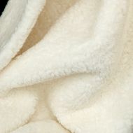 Colby - Fausse fourrure / Moumoute / Sherpa de coton écru naturel