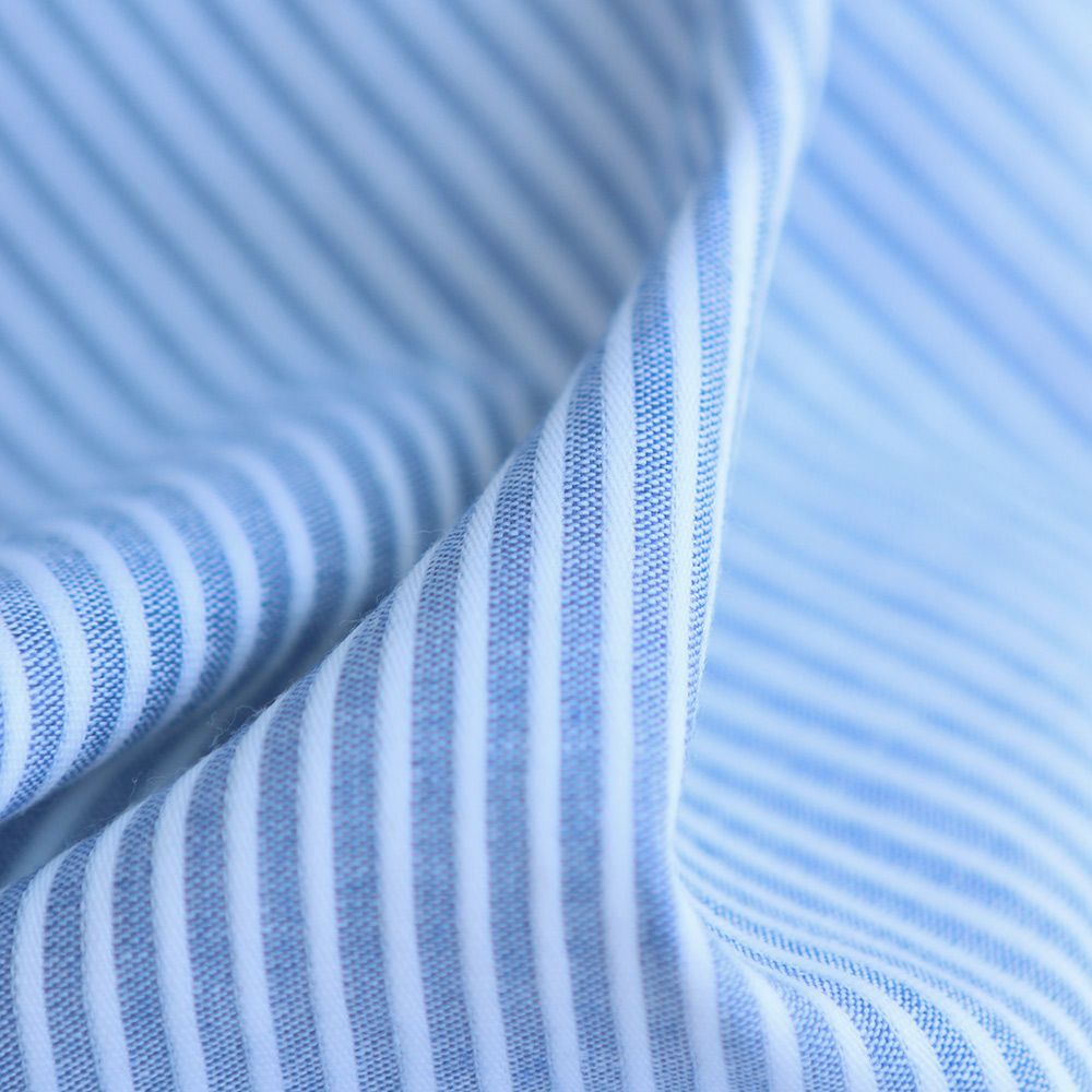 copy of Coton bio gaufré à rayures beige / blanc