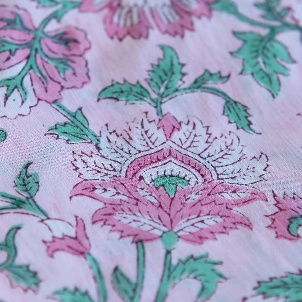 copy of Keya - Tissu indien en coton imprimé main Hand Block