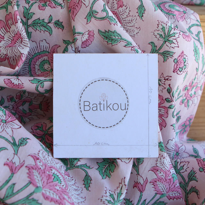 copy of Keya - Tissu indien en coton imprimé main Hand Block