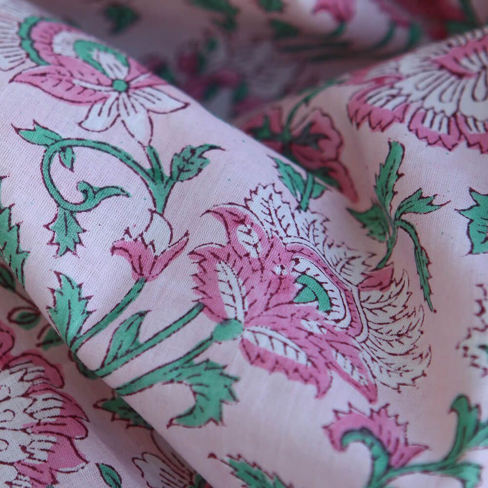 copy of Keya - Tissu indien en coton imprimé main Hand Block