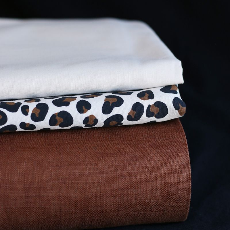 Lea - Viscose écru imprimé exclusif Graou