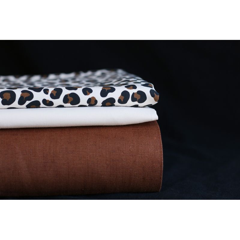 Lea - Viscose écru imprimé exclusif Graou