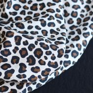 Lea - Viscose écru imprimé exclusif Graou