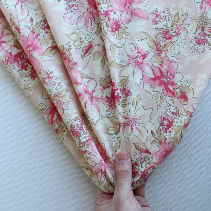 Indira - Tissu indien en coton imprimé main Hand Block