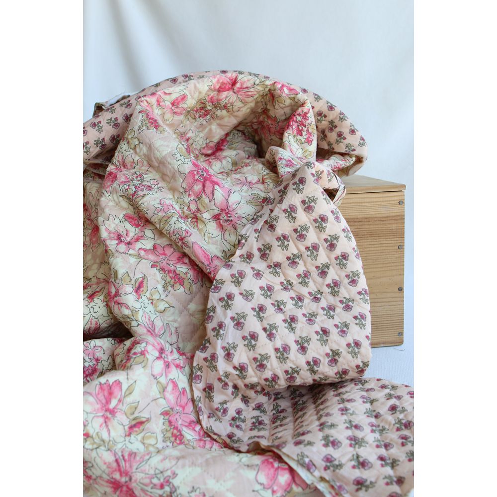 copy of Jamila - Tissu indien matelassé double face coton hand block largeur 100cm