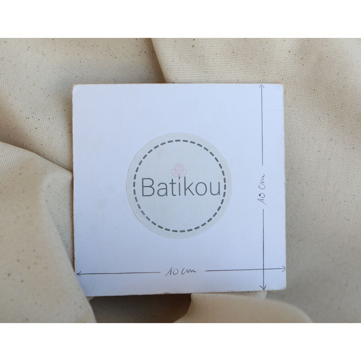 Toile de coton waterproof canvas aspect naturel écru chiné Toile de coton waterproof canvas aspect naturel écru chiné