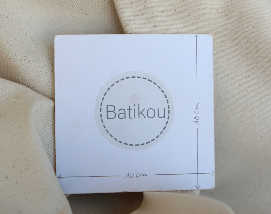 Toile de coton waterproof canvas aspect naturel écru chiné