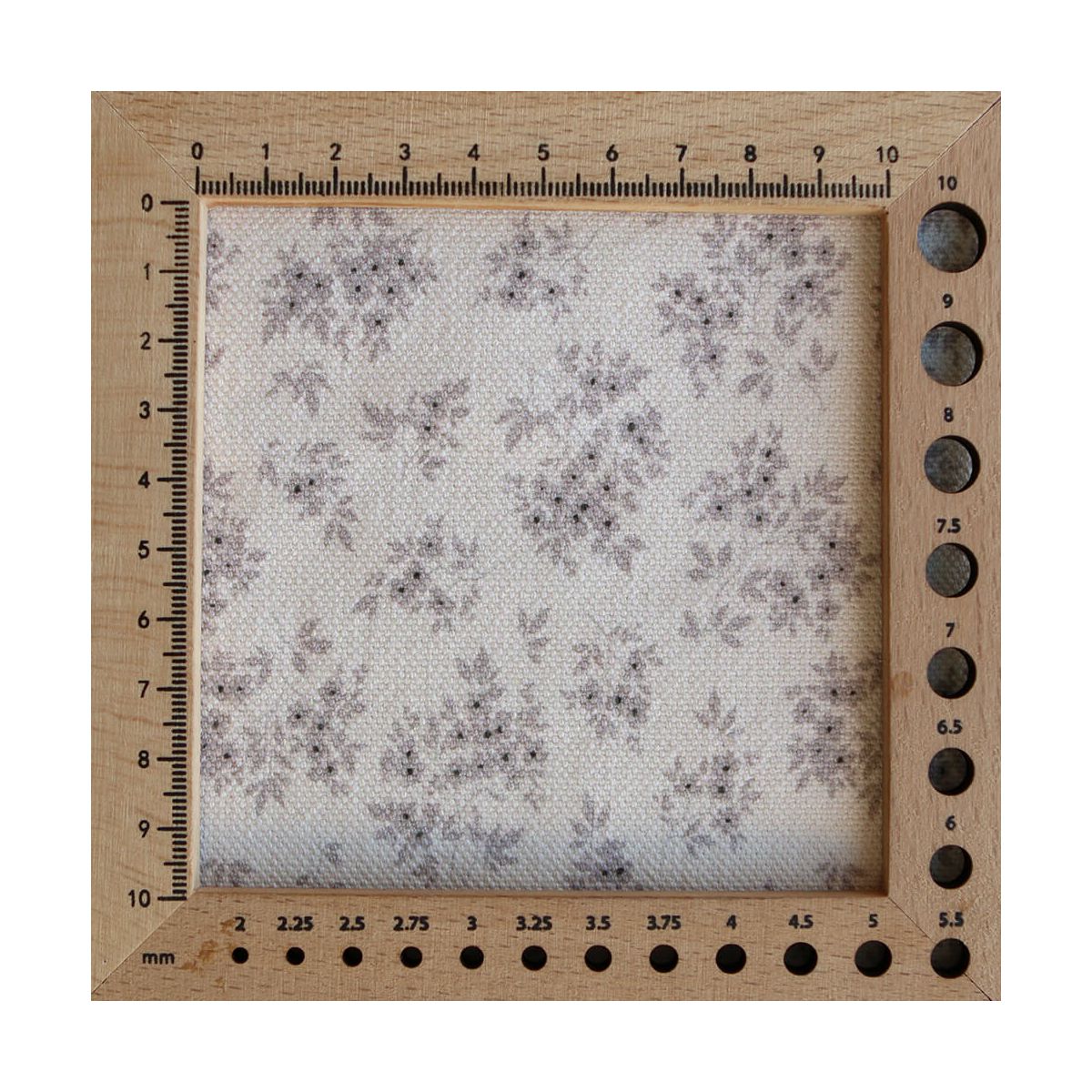 Soumeya - Toile de coton canvas motif exclusif taupe Soumeya - Toile de coton canvas motif exclusif taupe