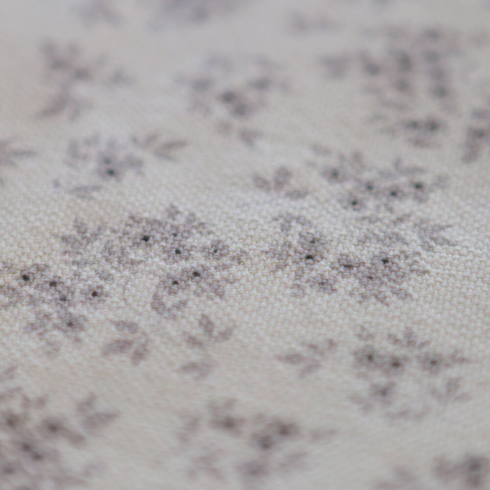 Soumeya - Toile de coton canvas motif exclusif taupe