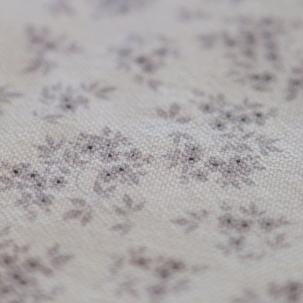 Soumeya - Toile de coton canvas motif exclusif taupe