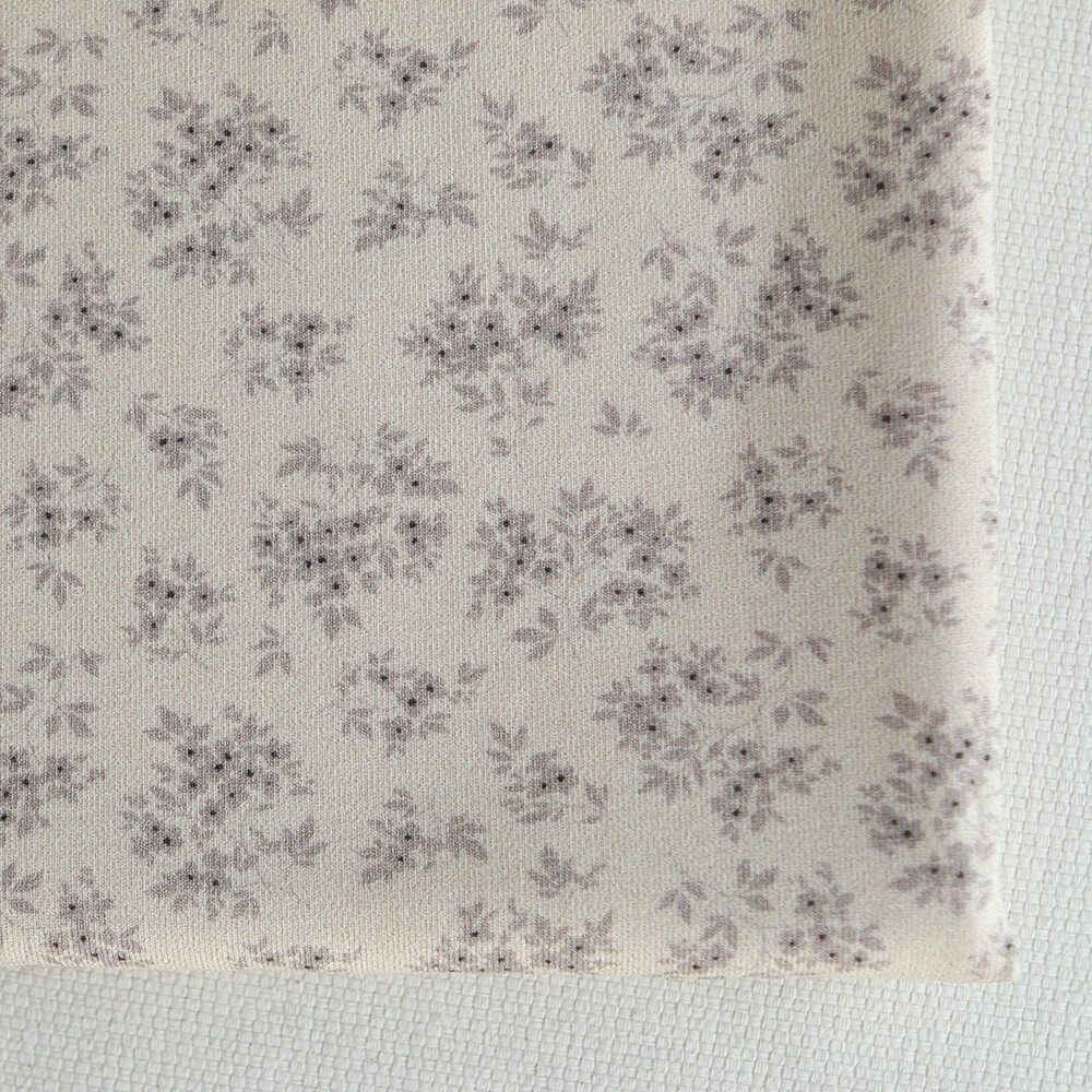 Soumeya - Jersey coton BIO motif exclusif Soumeya taupe