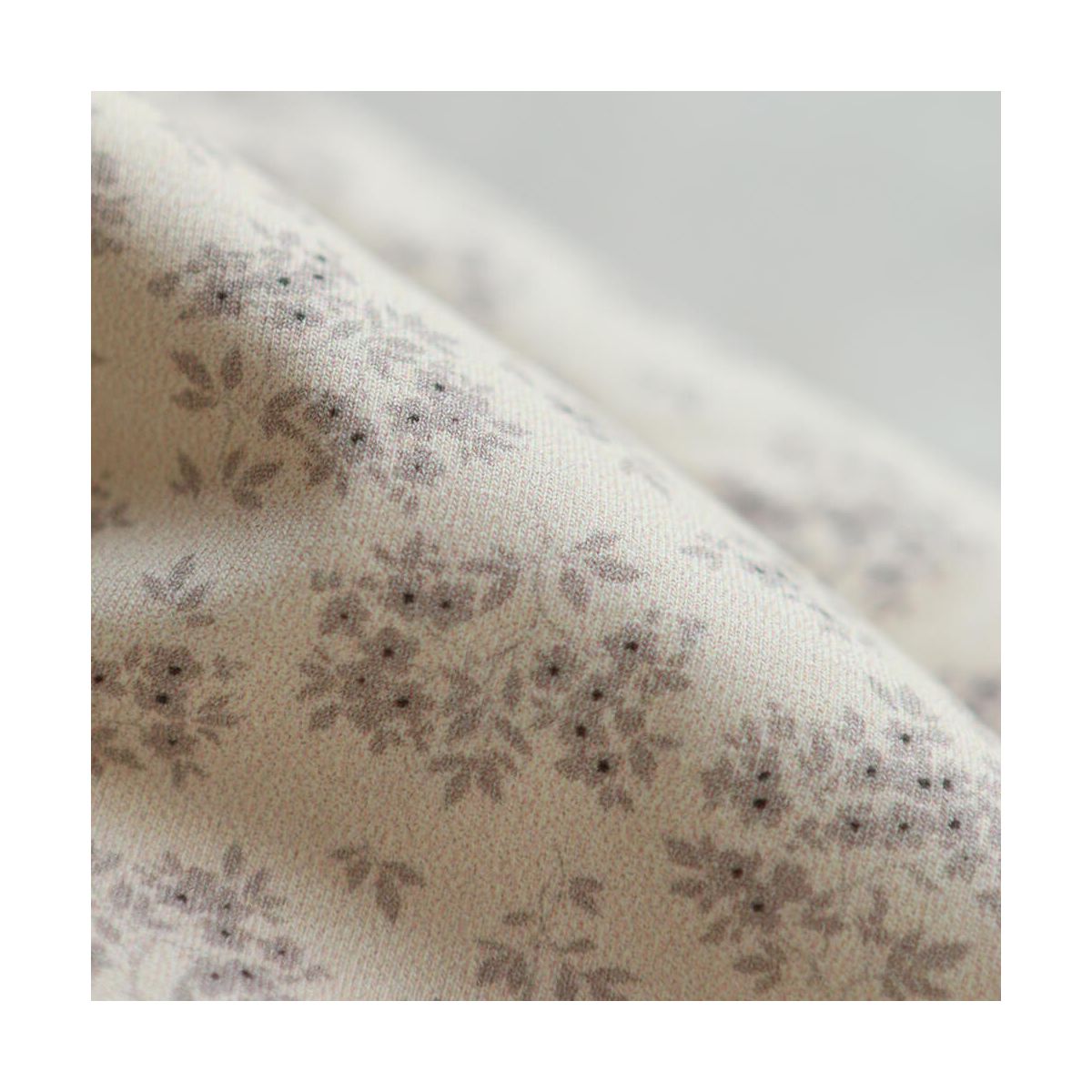 Soumeya - Jersey coton BIO motif exclusif Soumeya taupe Soumeya - Jersey coton BIO motif exclusif Soumeya taupe