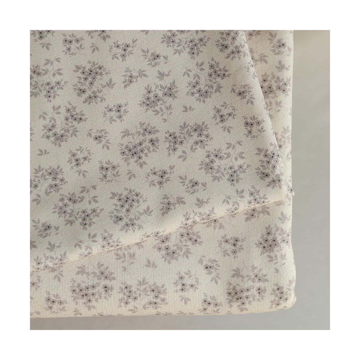 Soumeya - Sweat mélange de coton bouclettes motif exclusif Soumeya taupe Soumeya - Sweat mélange de coton bouclettes motif exclusif Soumeya taupe