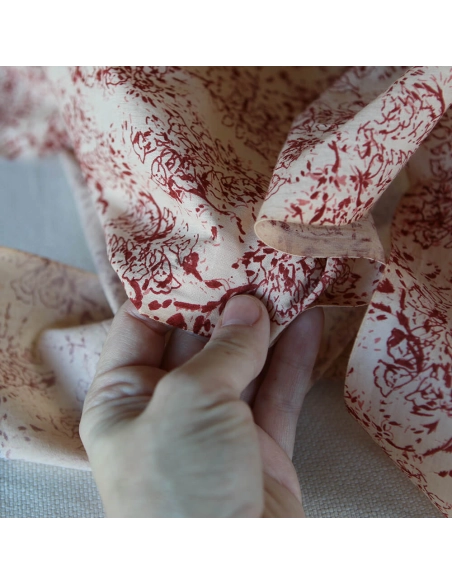 Anjali B - Tissu indien coton hand block traditionnel