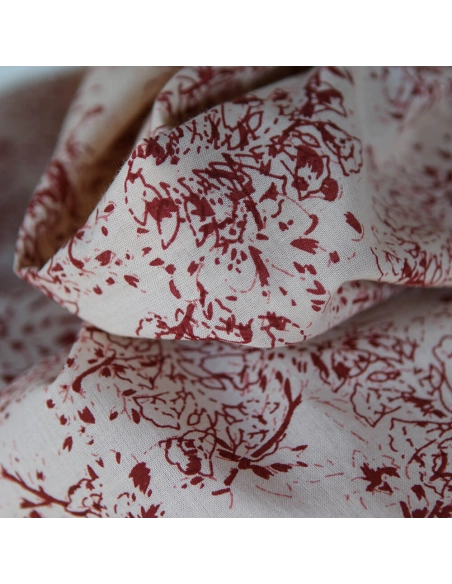 Anjali B - Tissu indien coton hand block traditionnel