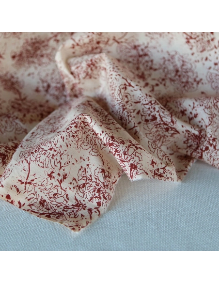 Anjali B - Tissu indien coton hand block traditionnel