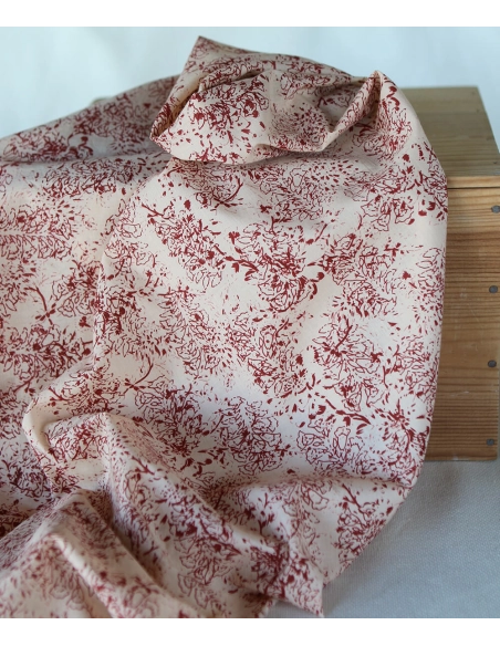 Anjali B - Tissu indien coton hand block traditionnel