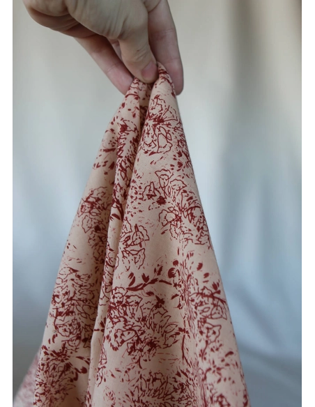 Anjali B - Tissu indien coton hand block traditionnel