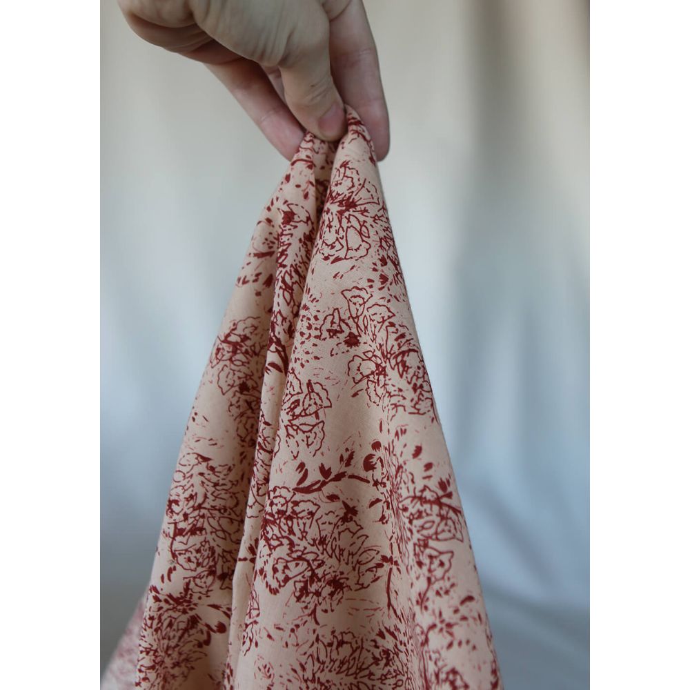 Anjali B - Tissu indien coton hand block traditionnel