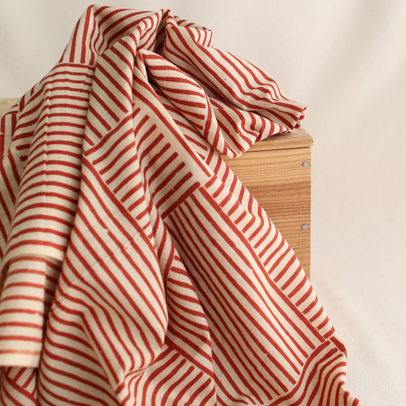 copy of Charvi - Tissu indien coton hand block traditionnel