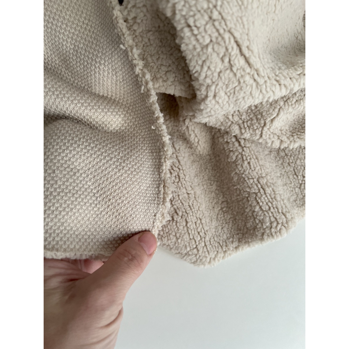 Teddy / moumoute bouclé coloris grège