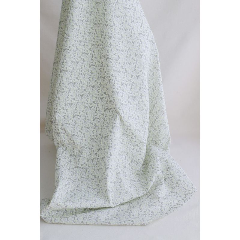 Batiste de coton BIO douce petit motif fleuri